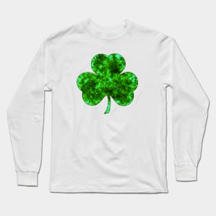 St Patricks Day Shamrock - Neon Green Long Sleeve T-Shirt